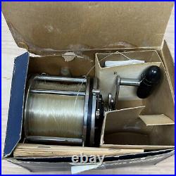 Vintage Penn Senator 6/0 114 Fishing Reel withBox & Manual