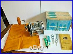 Vintage Penn Senator 6/0 Big Game Saltwater Fishing Reel With Box/bag/oil/tools