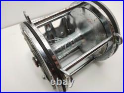 Vintage Penn Senator 9/0 Reel marked pat d tarnished but works as it should B1B