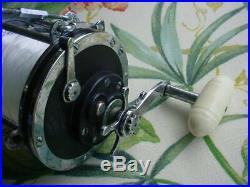 Vintage Penn Senator 9/0 Saltwater Fishing Reel with Rod Clamp and Harness