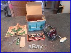 Vintage Penn Senator Game Fish Reel 4/0 Model # 113h All Paperwork & Box