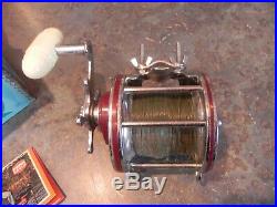 Vintage Penn Senator Game Fish Reel 4/0 Model # 113h All Paperwork & Box