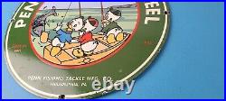 Vintage Penn Sign Fishing Reels Porcelain Tackle Saltwater Sign