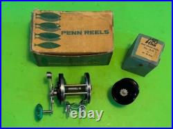 Vintage Penn Silver Beach No. 99 With Original Blue & White Box + An Extra Spool