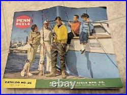 Vintage Penn Silver Beach No. 99 fishing reel, 1964, Three-In-One, accessories