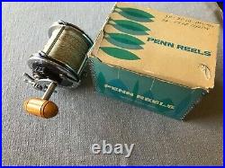 Vintage Penn Special Senator 113H 4/0 Conventional Saltwater Reel Excellent BOX