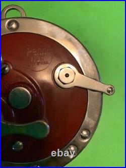 Vintage Penn Special Senator 113h 4/0 Fishing Reel With Original Box Catalog 36b