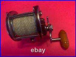 Vintage Penn Special Senator 113h 4/0 Trolling Fishing Reel Full Of Dacron Line