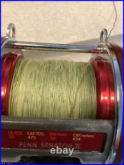 Vintage Penn Special Senator 113hl 4/0 50th Anniversary Fishing Reel Sweeeeet