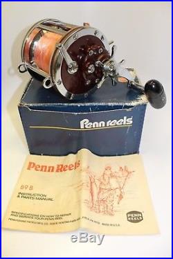 Vintage Penn Special Senator 114H 6/0 Big Game Reel With Box & booklet