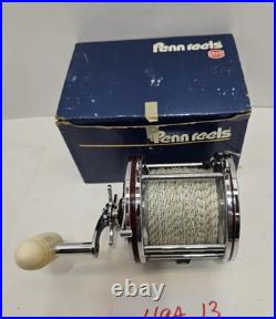 Vintage Penn Special Senator 114-H Fishing Reel High Speed Cast Bronze Spool EUC