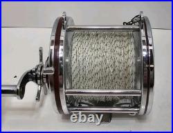 Vintage Penn Special Senator 114-H Fishing Reel High Speed Cast Bronze Spool EUC