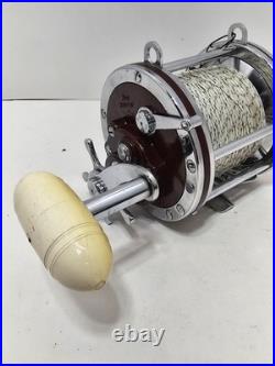 Vintage Penn Special Senator 114-H Fishing Reel High Speed Cast Bronze Spool EUC