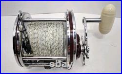 Vintage Penn Special Senator 114-H Fishing Reel High Speed Cast Bronze Spool EUC