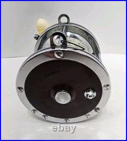 Vintage Penn Special Senator 114-H Fishing Reel High Speed Cast Bronze Spool EUC