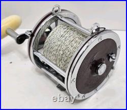 Vintage Penn Special Senator 114-H Fishing Reel High Speed Cast Bronze Spool EUC
