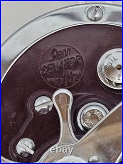 Vintage Penn Special Senator 114-H Fishing Reel High Speed Cast Bronze Spool EUC