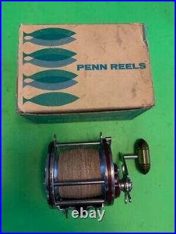 Vintage Penn Special Senator 114h 6/0 Fishing Reel + Original Blue & White Box