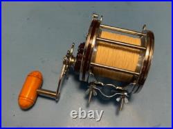 Vintage Penn Special Senator 114h 6/0 Trolling Fishing Reel Spooled With Braid