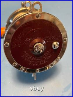 Vintage Penn Special Senator 114h 6/0 Trolling Fishing Reel Spooled With Braid