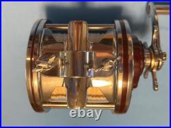 Vintage Penn Special Senator 114h 6/0 Trolling Fishing Reel Spooled With Braid