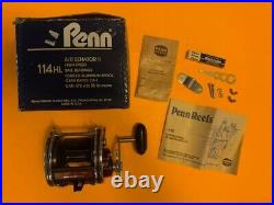 Vintage Penn Special Senator 114hl 6/0 Fishing Reel With Box Catalog Penn Wrench