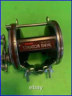 Vintage Penn Special Senator 114hl 6/0 Trolling Fishing Reel With New Parts
