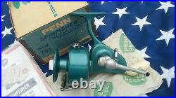 Vintage Penn Spinfisher 704 Greenie Ocean Surf Saltwater Fishing Spinning Reel