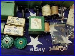 Vintage Penn Spinfisher 710 Fishing Reel Boxes 1960s Senator NOS Spools Tools