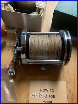 Vintage Penn Squidder 140 Fishing Reel With Extra Spool Original Box