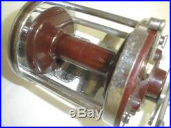 Vintage Penn Squidder 140 Saltwater Reel WithBox, Xtra Spool, Bracket