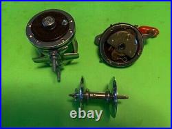 Vintage Penn Squidder Jr. No. 146 Fishing Reel With Original Box+2 Extra Spools