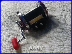 Vintage Penn Squidder No. 140 Fishing Reel With Newell Braces, Stand And Clamp