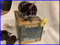 Vintage Penn Squidder No. 140 Fishing Very Good Condition with box