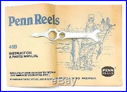 Vintage Penn Super Mariner Deep Sea 49L Made in USA benutzt, im guten Zustand