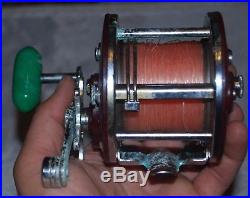 Vintage Penn Super Peer 309M Salt Water Level-Wind Fishing Reel with Box
