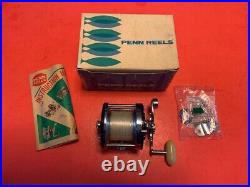 Vintage Penn Surfmaster 100 Fishing Reel With Box And 36b Catalog