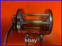 Vintage Penn Surfmaster No. 200m Fishing Reel With Blue & White Vintage Box