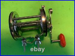 Vintage Penn Surfmaster No. 250 Fishing Reel Steel Gears And Guts Minty
