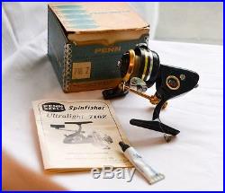 Vintage Penn Ultralight Z16Z fishing gear spinning reel spin fisher in box