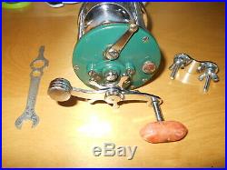 Vintage Rare Fishing Reel Penn 209 Teal or Green Nice rods reels n deals