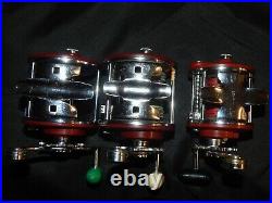 Vintage Red Penn Peer No. 209 Fishing Reels & No 9 & Manual, Penn Reel Lot USA