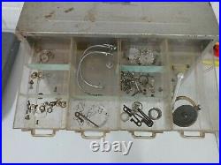 Vintage Reel parts Penn Etc in Vintage Stackmaster 24 Drawer Chest