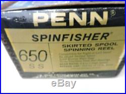 Vintage Serviced Penn 650SS Spinfisher Spinning Reel USA VERY NICE FREE SHIPPING