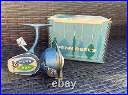 Vintage USA Penn Spinfisher 720 Spinning Reel With Original Box, Oil/Wrench