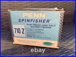 Vintage USA Penn Spinfisher 720 Spinning Reel With Original Box, Oil/Wrench