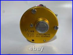 Vintage Used Penn Big Game Saltwater 930 Trolling Fishing Reel