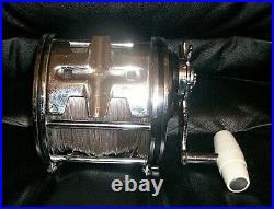 Vintage VG+ PENN SENATOR 116L 12/0 BIG GAME REEL withLINE, circa 60's