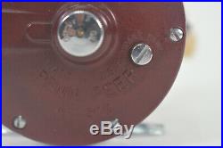 Vintage Very Good PENN PEER NO. 209 Burgundy, Fishing Reel Deep Sea