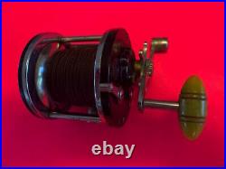 Vintage Very Rare Penn Long Beach 65 Conventional Fishing Reel Circa 1930s L@@k